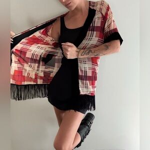 Women’s Fringe Kimono